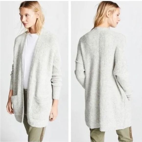 Free People Sweaters - Free People Phantom Cozy Wool Blend Oversized Cardigan Size S/P